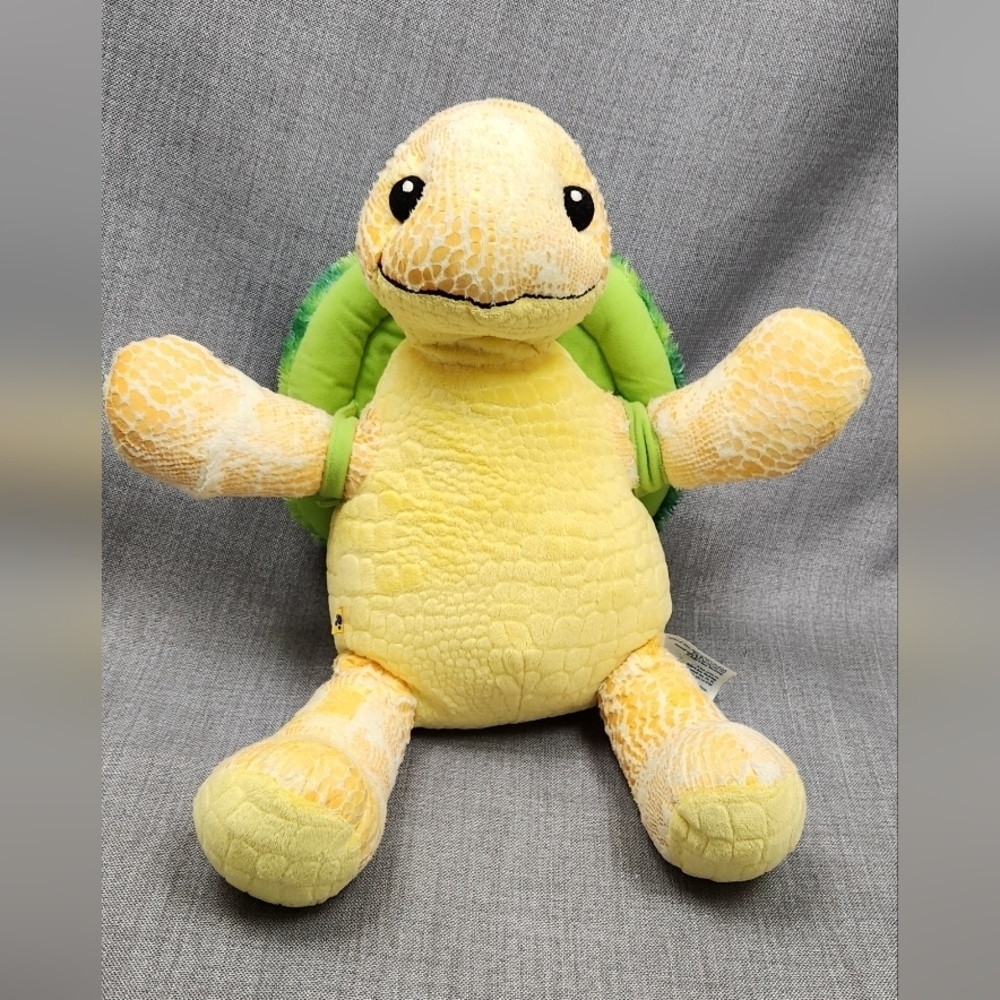 Build-A-Bear Yellow Sea Marine Turtle 17" Plush Green Removable Shell - Picture 2 of 7